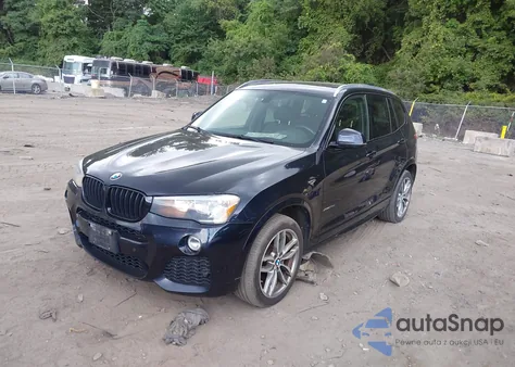 2015 BMW X3 xDrive28D из США, поврежденный, VIN 5UXWY3C58F0F83715
